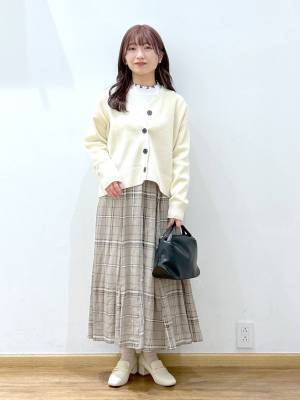 春っぽコーデに大活躍！【グローバルワーク】着心地抜群♡「カーディガンコーデ」