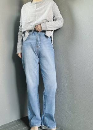 《骨格ウェーブさん必見！》「再販中」！！【クラシカルエルフ】大人の”ゆるデニム”で細見えしちゃおう♡