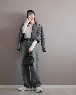 やっぱ最強に可愛い！！ 春コーデに取り入れたい♡【ツイードジャケット】