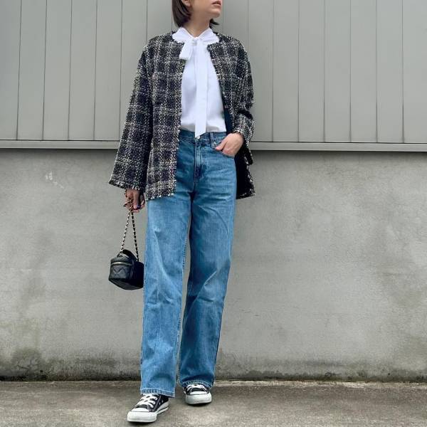 やっぱ最強に可愛い！！ 春コーデに取り入れたい♡【ツイードジャケット】