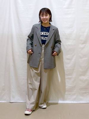 店員さんも、リアルに買った♡【グローバルワーク】美シルエットに惚れる♡「ワイドパンツ」