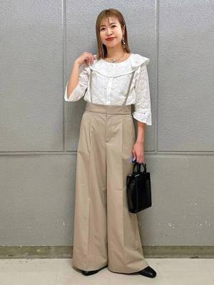 店員さんも、リアルに買った♡【グローバルワーク】美シルエットに惚れる♡「ワイドパンツ」