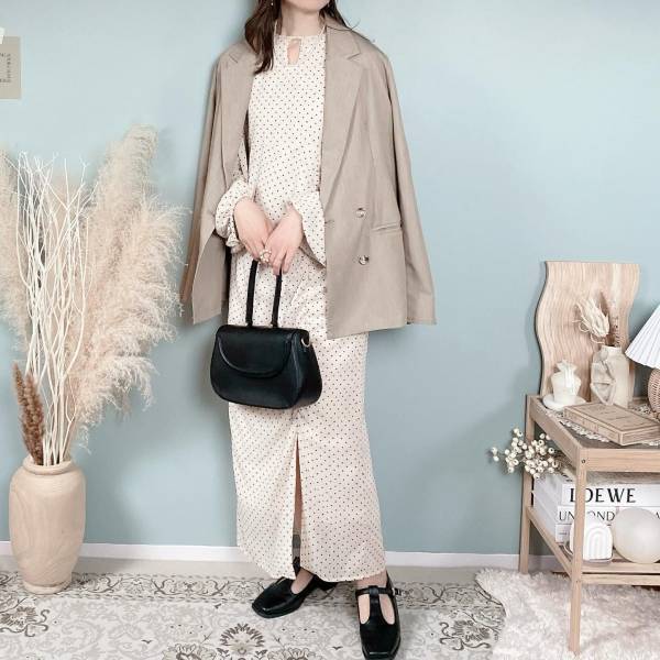 春に映える！【ドット柄】でコーデを華やかに♡