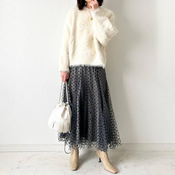 春に映える！【ドット柄】でコーデを華やかに♡