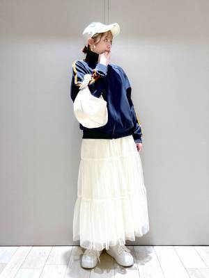 『春モテ』ならこの服でしょ!! ボリューム感がたまらんッ♡【チュールスカート】