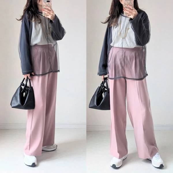 「この値段天才」！！「着まわし無限」で「さすが」すぎる【しまむら】取り外して使える”シアー付トップス”♡