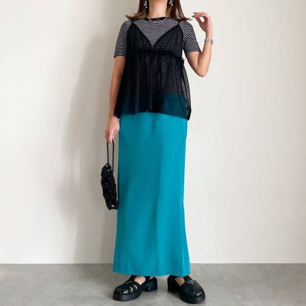 《え、めっちゃ使える♡》「着回しアイテム1軍」です…！【GU】の”ボーダーリブT”着回しコーデ3選