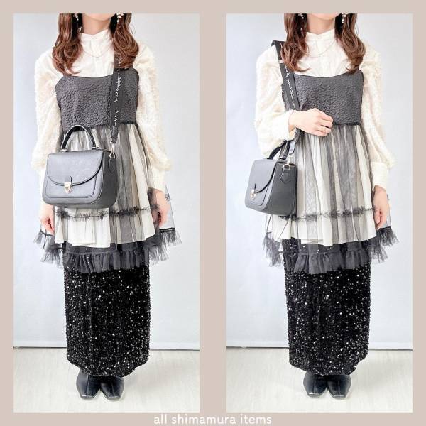 見つけた瞬間「一目惚れ」♡イロチ買いした【しまむら】セットで可愛い”チュールキャミ”