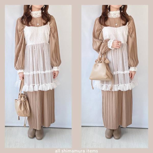 見つけた瞬間「一目惚れ」♡イロチ買いした【しまむら】セットで可愛い”チュールキャミ”