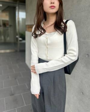 トレンド丈が「足長効果」◎しかも「細見え」も！【GU】体にフィットする”春カーディガン”特集