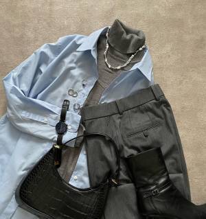 やっぱ『ブルー』って素敵♡【ユニクロ】1着あれば、この春無双！「ブルーシャツ」