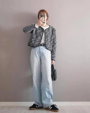 きれいめにもカジュアルにも使える！【最旬アウター】「ツイードジャケット」が可愛い♡