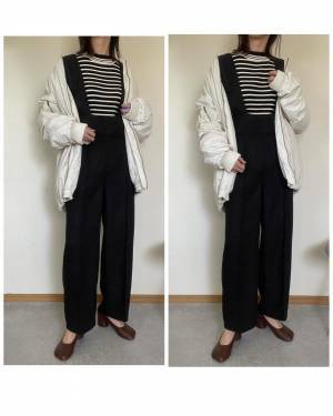 程よいカジュアルさ♡【しまむら】圧倒的万能アイテム！「サロペコーデ」