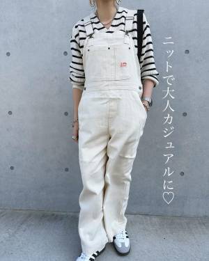 着るだけで「こなれる形」◎短丈が「今っぽ」♡【UNIQLO：C】素材感が「春っぽ」”ボーダーセーター”を紹介！