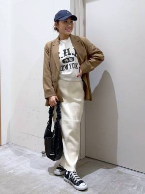 春小物の代名詞！ きれいめコーデにも使える【キャップ】に注目！