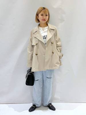 買い足すべき『春アウター』はコレ！【グローバルワーク】1枚は欲しい！「今っぽトレンチ」