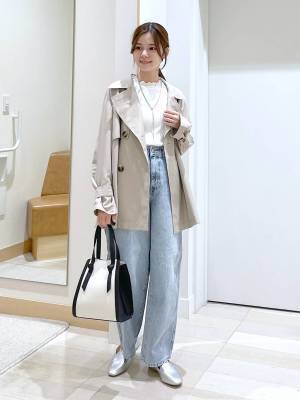 買い足すべき『春アウター』はコレ！【グローバルワーク】1枚は欲しい！「今っぽトレンチ」