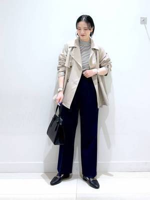 買い足すべき『春アウター』はコレ！【グローバルワーク】1枚は欲しい！「今っぽトレンチ」