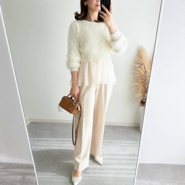 春色にキュン♡ 【ロペピクニック】上品にあか抜ける◎「トレンドニット」