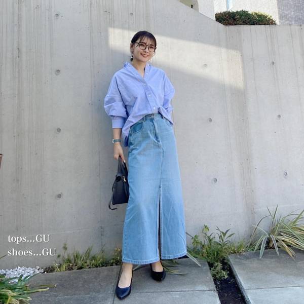 『大本命服』キターーッ！【GU】春コーデにぴったり♡「今っぽスカート」