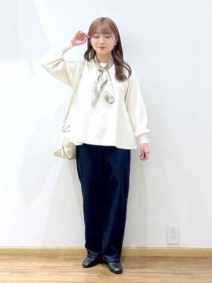 春は小物から♡【グローバルワーク】コーデのポイントにおすすめ！「おしゃれスカーフ」