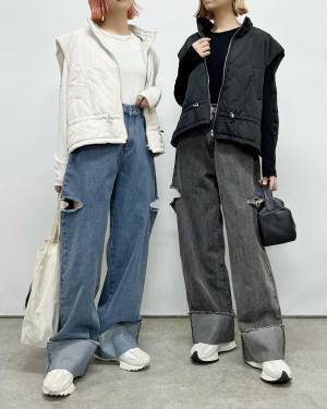 脱・ダサ見え♡ 定番をアップデート！ 今っぽさ増す【ダメージデニム】って？