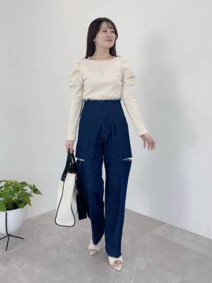 脱・ダサ見え♡ 定番をアップデート！ 今っぽさ増す【ダメージデニム】って？