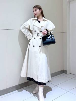 軽アウターはこれで決まり！【春のお出かけ服】「今っぽトレンチ」が可愛い♡