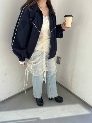 トレンド感抜群！【FOREVER21】おしゃれ度アップ♡「チュールキャミワンピ」