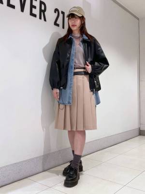 トレンドど真ん中！！【FOREVER 21】穿くだけで即おしゃれ♡「プリーツスカート」