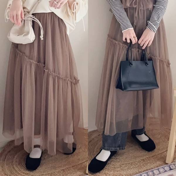 トレンドアイテムこそプチプラでGETしたい方に激推し…！【しまむら・GRL】可愛すぎて罪♡”チュールアイテム”特集