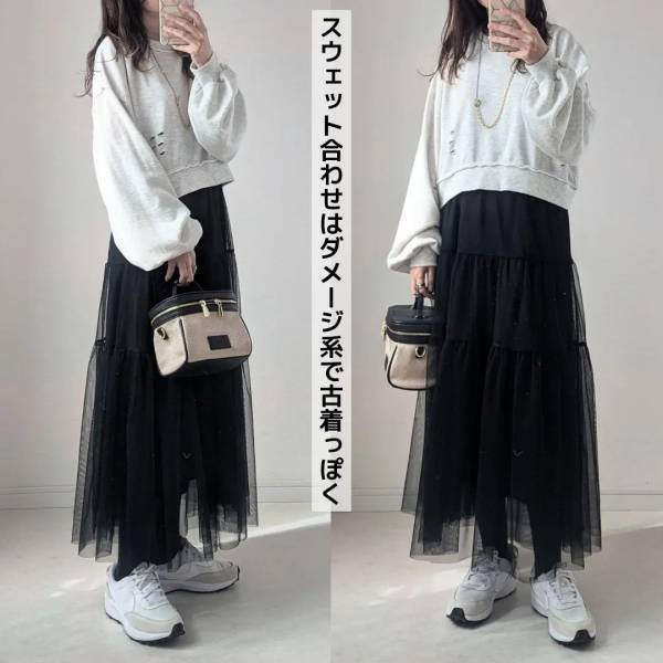 「か、可愛すぎる！！」絶妙な色味が「たまりません」♡【しまむら】で「流行中」の”チュールアイテム”は見逃せない