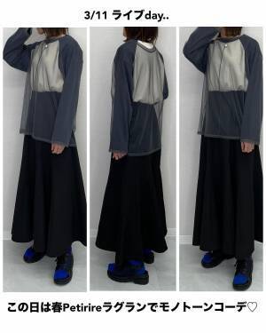 「しまらー」さんが「とってもお気に入り」と紹介◎【しまむら】の着回し抜群で「高見え」”シアーT”コーデ集