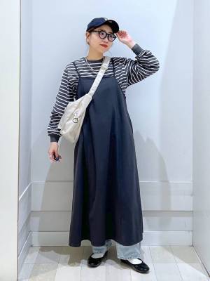 《今日何着よう？→即解決！》【グローバルワーク】着回しやすい♡「キャミワンピ」