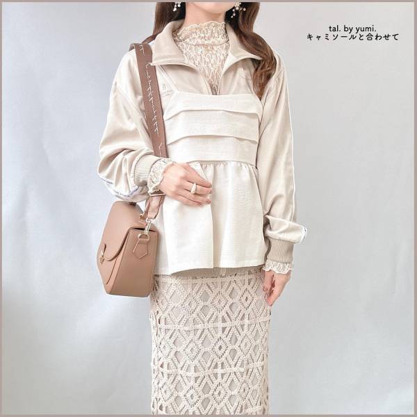 トレンドど真ん中！！【しまむら】着回しても可愛い♡「淡色トラックジャケット」