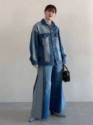 春のオシャレ度アップ♡ 【上下デニム】ダサ見えしない！「最旬着こなし術」