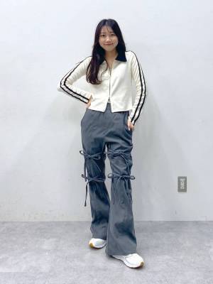 周りと差がつく♡【ALAND】リボンデザインがおしゃれ！「個性派パンツ」