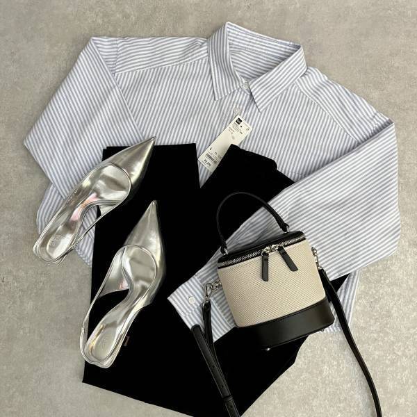 ＜新作！！！＞「高見え」する【GU】の「今年らしい」”オックスフォードショートシャツ”が推せる♡