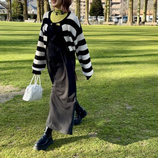 《気温の変化が激しい春に大活躍！》【しまむら・WEGO】使い勝手よすぎる”ボーダーカーディガン”を爽やかに着こなしたい！