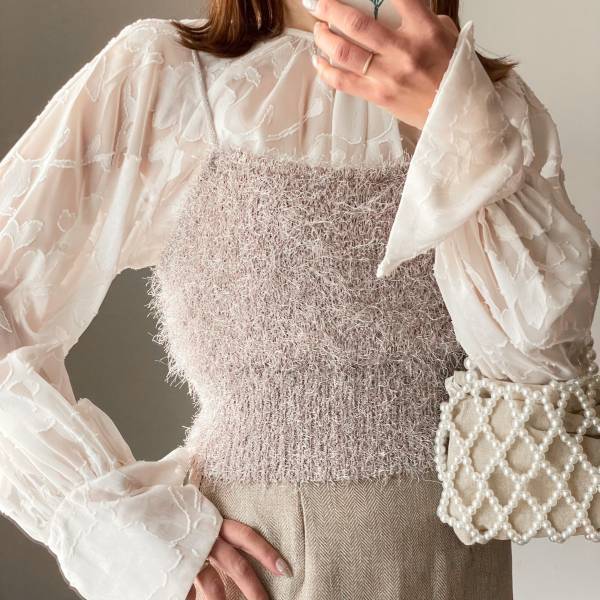 《見つけられたらラッキー！》【しまむら】の”フェザービスチェ”着回し3選♡「どんなコーデにも映える」