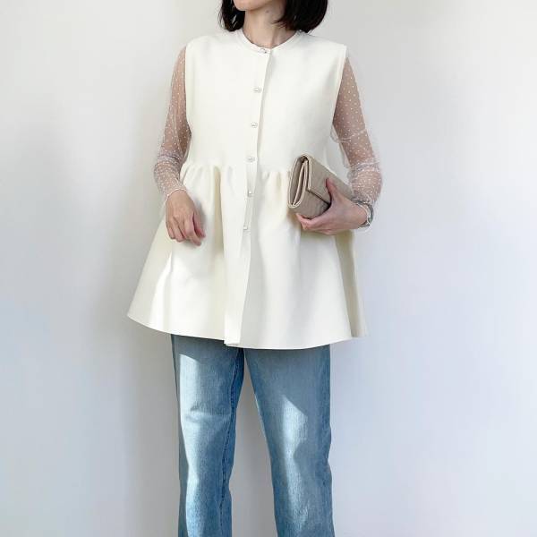 「むちゃくちゃ可愛いの見つけた」！！【しまむら】合わせやすくて使い勝手がよすぎる！”チュールトップス”コーデ特集