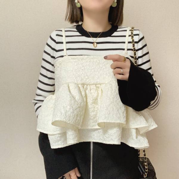 「可愛いくて2色買い」しちゃった…！！【しまむら】で見つけた「プチプラ」”ビスチェ”♡