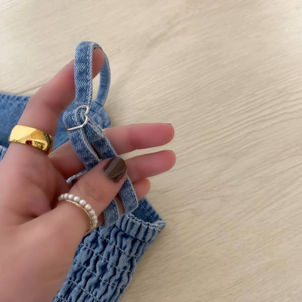 《デニム×チュールは間違いないっ！！》「春」に着たくなる【しまむら】の”キャミワンピース”がおすすめ♡