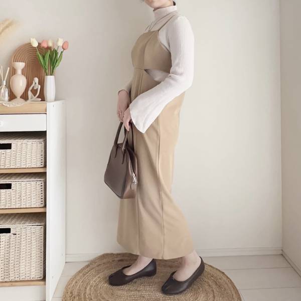 《TOMOさんコラボ第3弾！》この一癖が可愛い…！【しまむら】”キャミワンピース”に「一目惚れ」♡