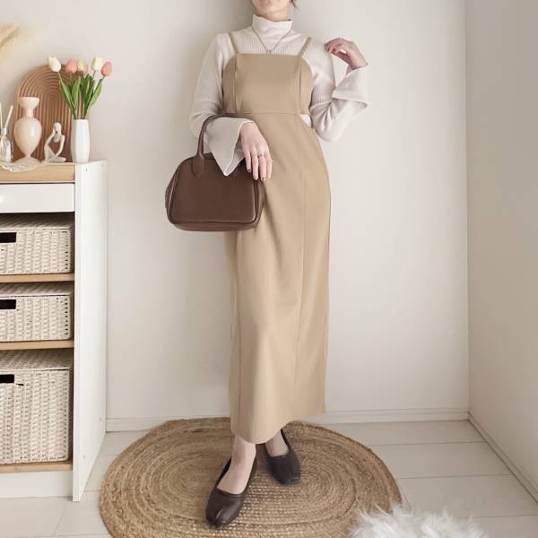 《TOMOさんコラボ第3弾！》この一癖が可愛い…！【しまむら】”キャミワンピース”に「一目惚れ」♡