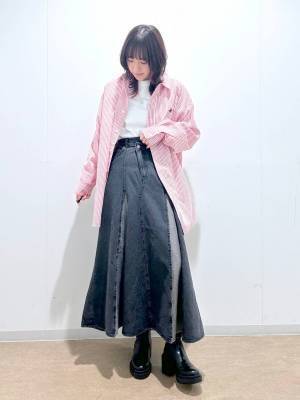 この春『無双』の予感ッ!!【ストライプシャツ】で「大人の春コーデ」♡