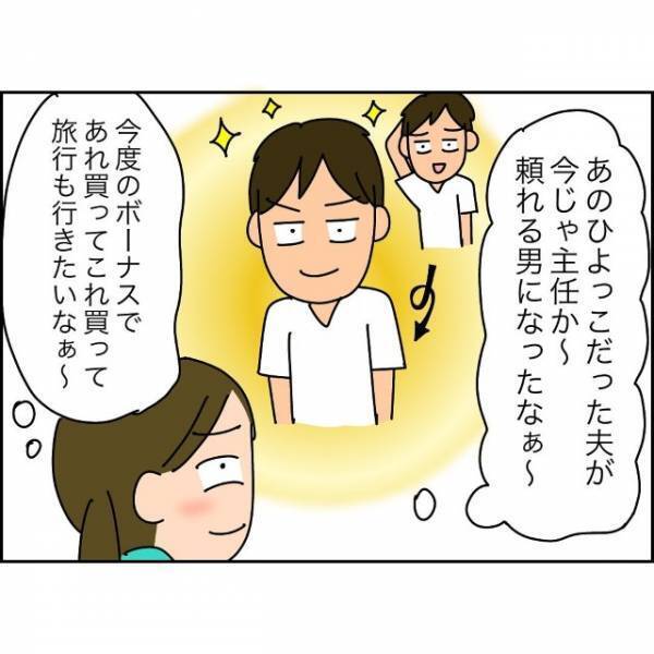 妻「今後は出世コースてか♪」夫の“昇給”を期待する妻。だが次の瞬間⇒夫「仕事辞めるかも…」残酷な結末が訪れる…