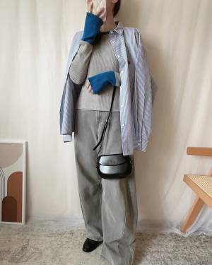 【ブルー × グレー】でシティガール♡ オシャレさんの「お手本コーデ」とは？