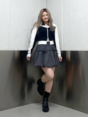 【ALAND】スカート合わせで甘さもプラス！「スポーティーMIXコーデ」が今っぽ♡