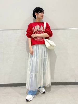 今季、大注目！ カジュアルコーデでも活躍♡【チュールスカート】